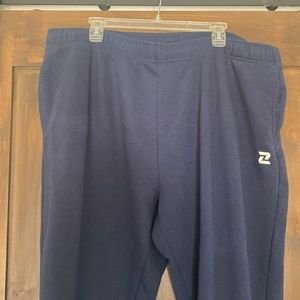 E594-809) Zelos Mens Blue Jogger Pants Size XXL EUC Fleece